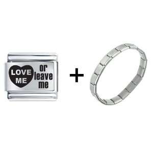 Love Me Or Leave Italian Charm Pugster Jewelry