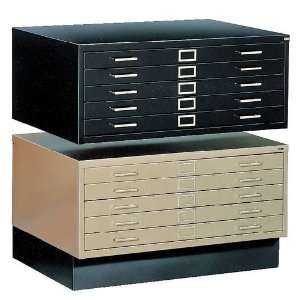    Protective Steel Flat File 4 High Closed Base 