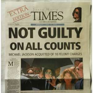   Guilty Verdict Santa Maria Times Newspaper 06/13/05 