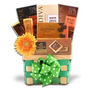 Godiva Sweets for Mom Basket 1 Count Grocery & Gourmet Food