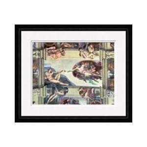  Sistine Chapel Ceiling Creation Of Adam 1510 Framed Giclee 