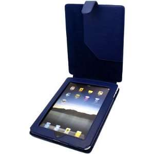 Cuffu   Blue Folio   Premium Leather Case Cover for Apple iPad Wi Fi 