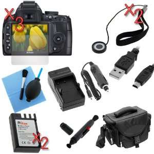    GTMax 12 Pcs accessories Bundle kit for Nikon D3000