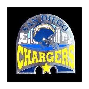  Glossy NFL Team Pin   San Diego Chargers Sports 