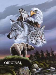 Wolf Eagle Hawk Bear Lynx Cross Stitch Native American  