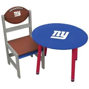  BSS   New York Giants NFL Childrens Wooden Chair (12x12 