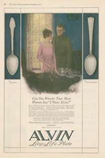 1918 Alvin Molly Stark, Washington pattern flatware AD  