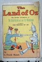 the land of oz L.frank baum rand mcnally 1904 copyright  
