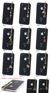 New iphone 4/4s Smart phone Handmade Swarovski Shining Jewelry Pierce 