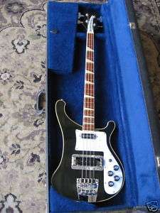 1973 Rickenbacker 4001 Jetglo CHECKERBOARD Bass vintage  