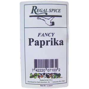 Regal Paprika Container 25 lbs.  Grocery & Gourmet Food