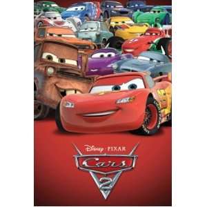  Cars 2   Disney/Pixar Movie Poster (Glow In The Dark 