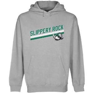  Slippery Rock Pride Rising Bar Pullover Hoodie   Ash 