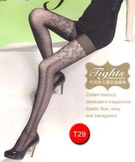 Fashion Sheer Tights Various Pattern Pantyhose Stocking 12 Denier 