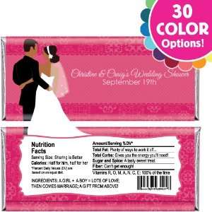   Wedding Couple   Personalized Candy Bar Wrapper Bridal Shower Favors