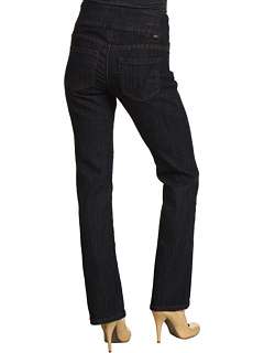   pull on jean features a flattering mid rise and bootcut leg clean