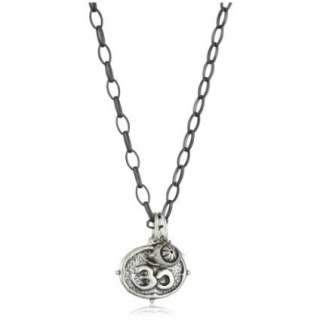  Renaissance Sterling Silver Lotus with OM and Evil Eye Diamond 
