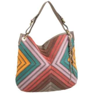 Fossil Lola Patchwork Convertible Large Hobo   designer shoes 