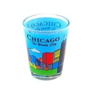 Chicago Shot Glass   Montage, Chicago Shot Glasses, Chicago Souvenirs 