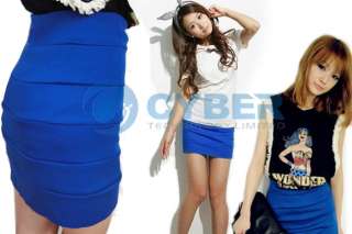 Cute Candy Colors Knit Mini Skirt Seven Color Sexy S/M  