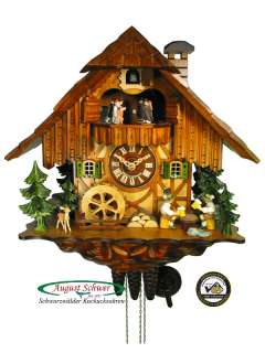 Black Forest Cuckoo Clock Beerdrinkers, Music 13in NEW  