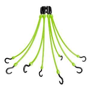  The Perfect Bungee 8 Arm 18 Inch Flex Web, Safety Green 
