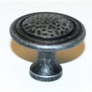  Eclectic 1.50 Pitted Center Knob Finish Distressed 