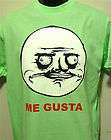 JERSEY SHORE ME GUSTA ON A TROLL GREEN T SHIRT ,PROBLEM? COOL STORY 