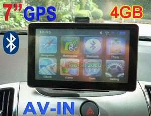   GPS Navigation  FM Bluetooth AV IN WinCE 6.0 free map 4GB POI 7038A