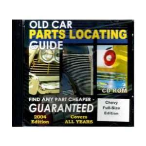  CHEVROLET Full Size Parts Locating Guide Catalog CD 