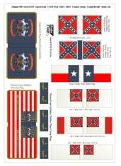 28mm/004 new2010 US Civil War 1861 1865. Union Army, Confederate Army 