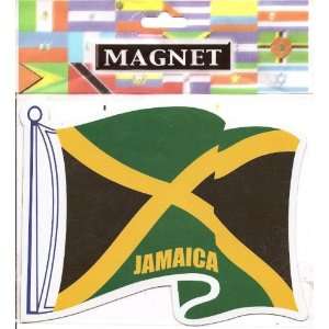  Jamaica Country Flag Car Magnet 6 x 4 3/4 Automotive