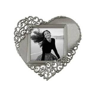   Lawrence Frames 2 by 3 Inch Gold Heart Picture Frame