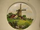 Decorative Plate Windmill scene with swans   Royal Schwabap, Holland