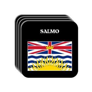  British Columbia   SALMO Set of 4 Mini Mousepad Coasters 