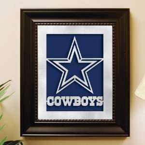  Dallas Cowboys Framed Laser Cut Logo Wall Art