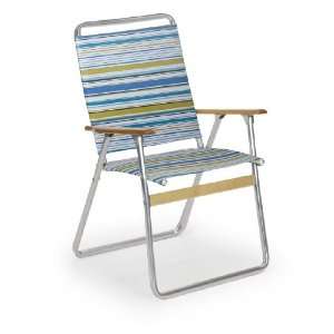   Out High Back Folding Beach Arm Chair, Coastline Patio, Lawn & Garden