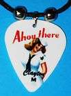 us navy guitar pick necklace usa sexy pin up girl