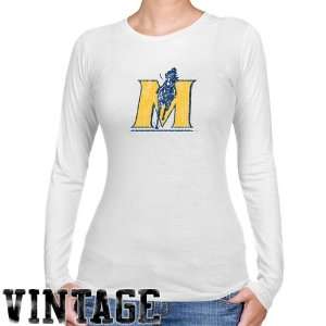  NCAA Murray State Racers Ladies White Distressed Logo 