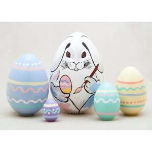  Easter Bunny Nesting Egg 5pc./4 Toys & Games