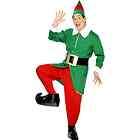 GREEN ELF COSTUME PETER PAN ADULT MENS CHRISTMAS FANCY DRESS  