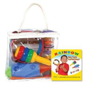  BeBoP Childs Rainbow Rhythm Percussion Set with a CD 