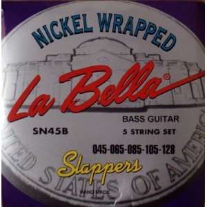  LaBella SN45B Labella 5Str Slap Std  45 128 Musical 