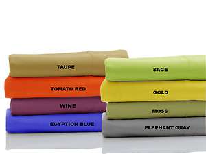 1000TC EXTRA DEEP POCKET FITTED SHEET FULL SOLID 100%EGYPTIAN COTTON 