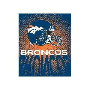  Northwest Denver Broncos Royal Plush Raschel Blanket 