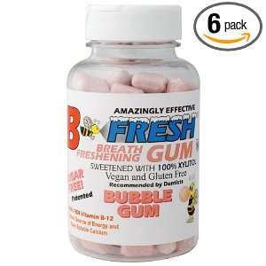 Fresh Bubble Gum S/F 100% Xylitol, 10 count (Pack of 10)  