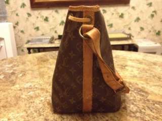 Authentic Louis Vuitton Petite Noe Drawstring Shoulder Bag Monogram 