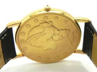 Corum 1873 $20 Coin Quartz Watch Great Condition   