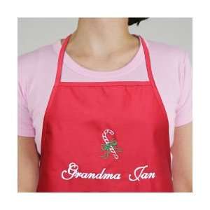  Personalized Christmas Candy Cane Apron