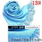 Warm Winter Fashion Pashmina Cashmere Shawl Scarf Blue  